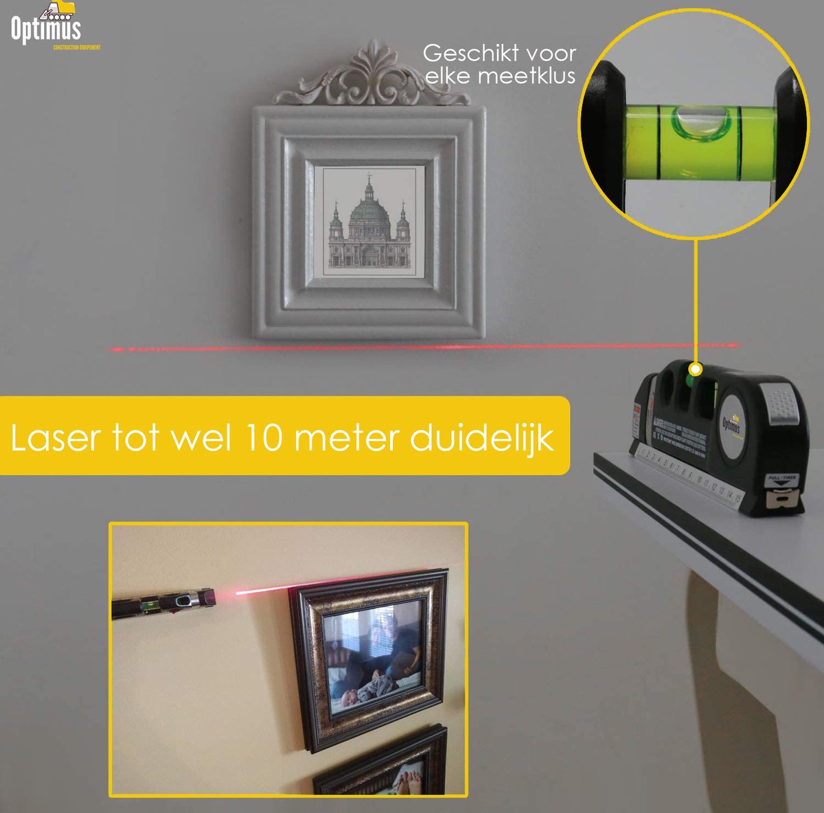 Niveau Laser 4-en-1 Pro – Haute Précision