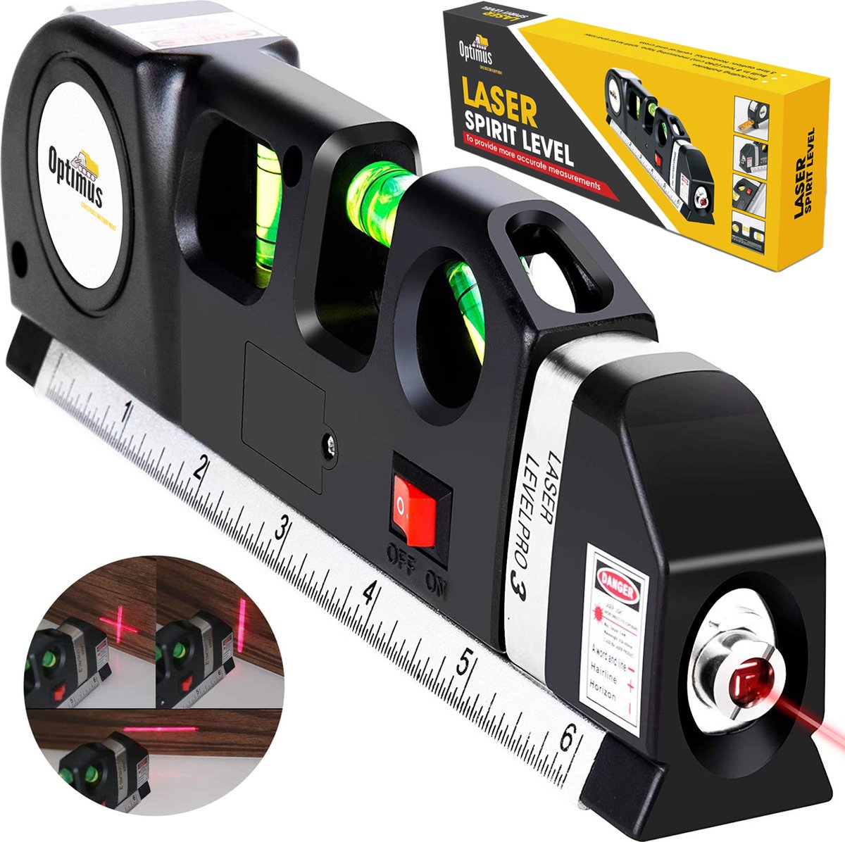 Niveau Laser 4-en-1 Pro – Haute Précision