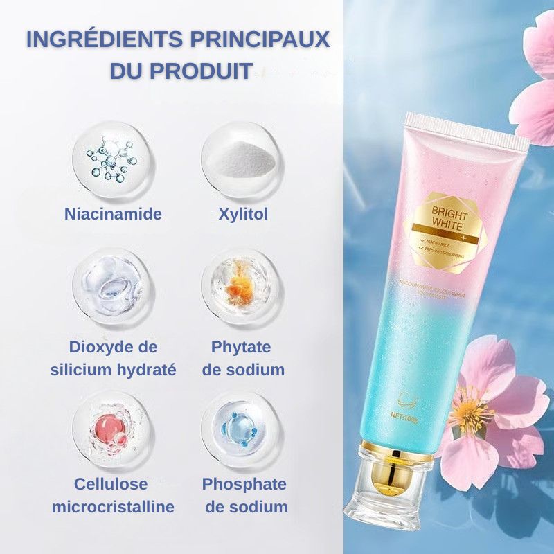 🦷 Dentifrice blanchissant à la niacinamide - Pour des dents plus saines et plus blanches ! (ne)