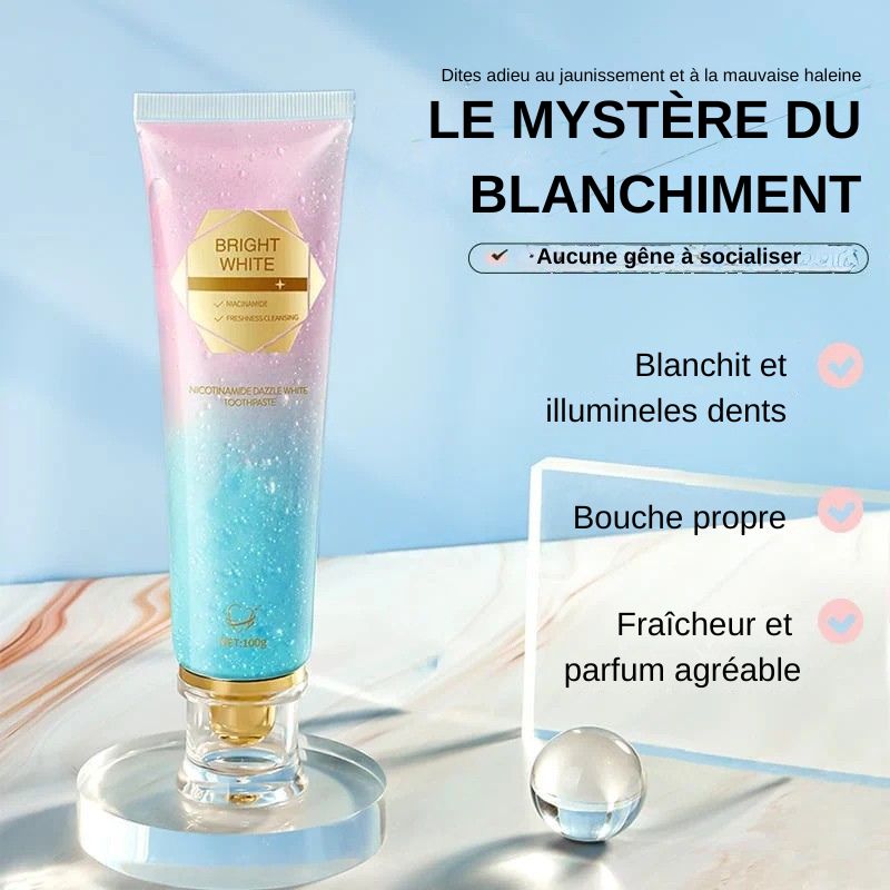 🦷 Dentifrice blanchissant à la niacinamide - Pour des dents plus saines et plus blanches ! (ne)