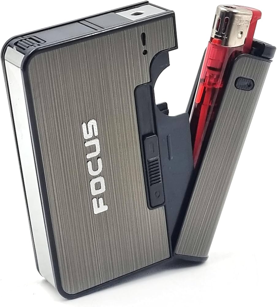 Étui à Cigarettes Automatique en Aluminium