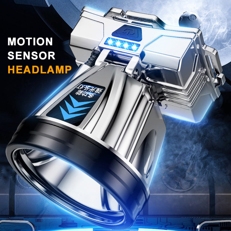 Lampe Frontale Rechargeable Ultra Puissante – Motion Sensor (td)