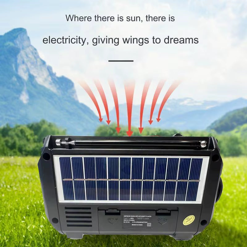 Radio solaire multifonctionnelle -ne