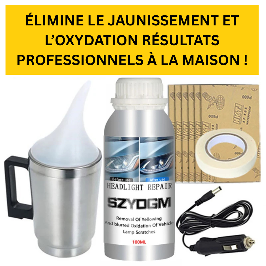 Kit de Rénovation de Phares – Brillance Instantanée 🚘 (NE)
