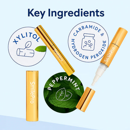 Stylo sérum blanchissant extra-fort pour les dents + formule double peroxyde et xylitol (ne)