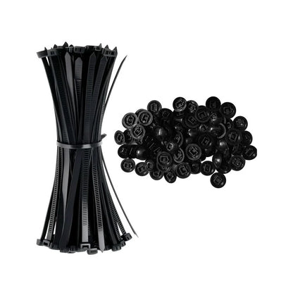 Boucle de serre-câble universelle en nylon (50 pièces)