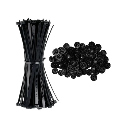 Boucle de serre-câble universelle en nylon (100 pièces) ga