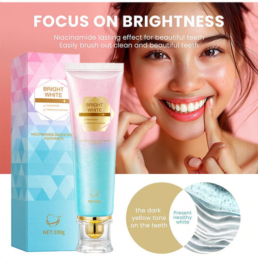 🦷 Dentifrice blanchissant à la niacinamide - Pour des dents plus saines et plus blanches !