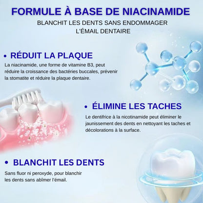 🦷 Dentifrice blanchissant à la niacinamide - Pour des dents plus saines et plus blanches ! (ne)