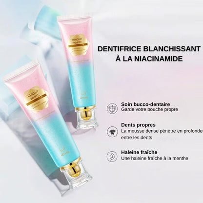 🦷 Dentifrice blanchissant à la niacinamide - Pour des dents plus saines et plus blanches ! (ne)