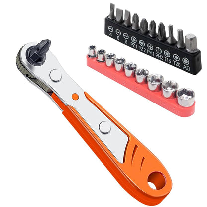 Set Tournevis à Cliquet 36 Dents – 21 Pièces