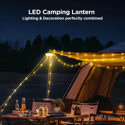 Guirlande lumineuse de camping 4 en 1