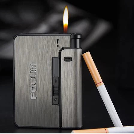 Étui à Cigarettes Automatique en Aluminium