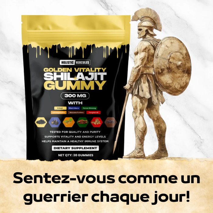 Shilajit doré biologique