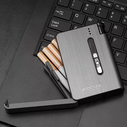 Étui à Cigarettes Automatique en Aluminium