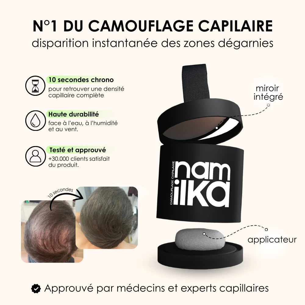 ⭐ NAMILKA – Le Camouflage Capillaire qui Transforme Votre Confiance (gn)